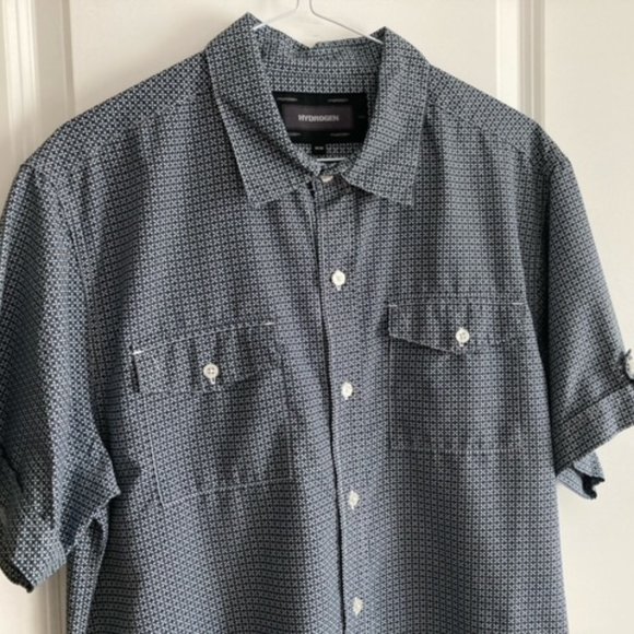 Ultra Soft Men's Collared Short Sleeve Dress Shirt Size M - Picture 1 of 16